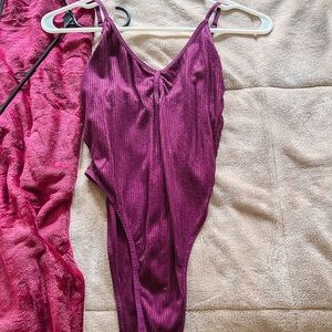 Maroon bodysuit